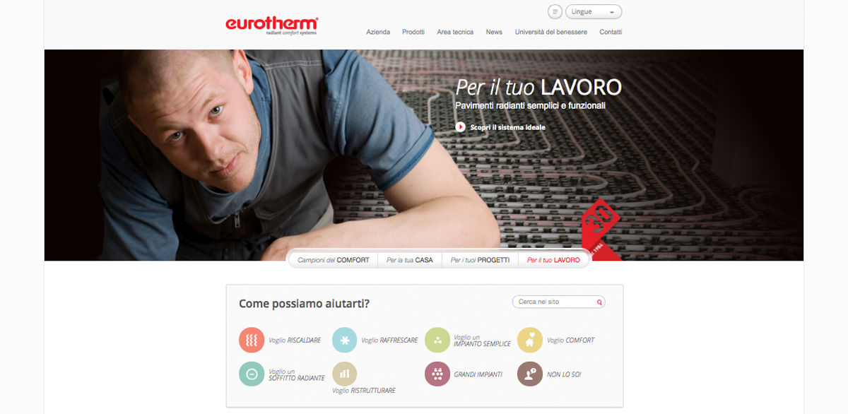 Sito Eurotherm by websolute