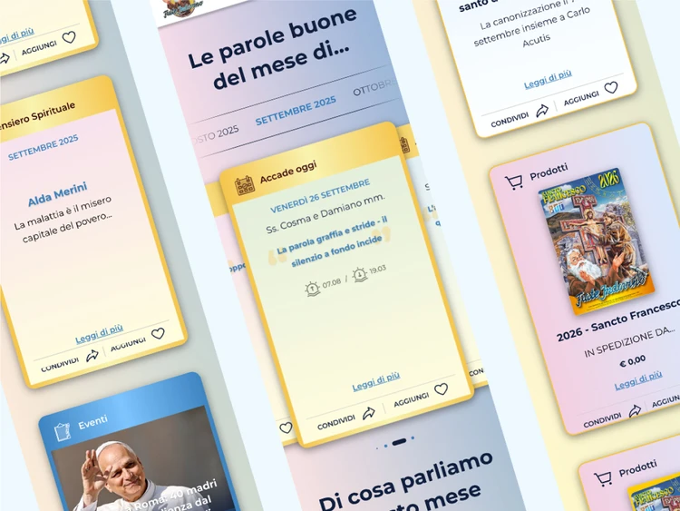 Frate Indovino Edizioni, sito versione mobile