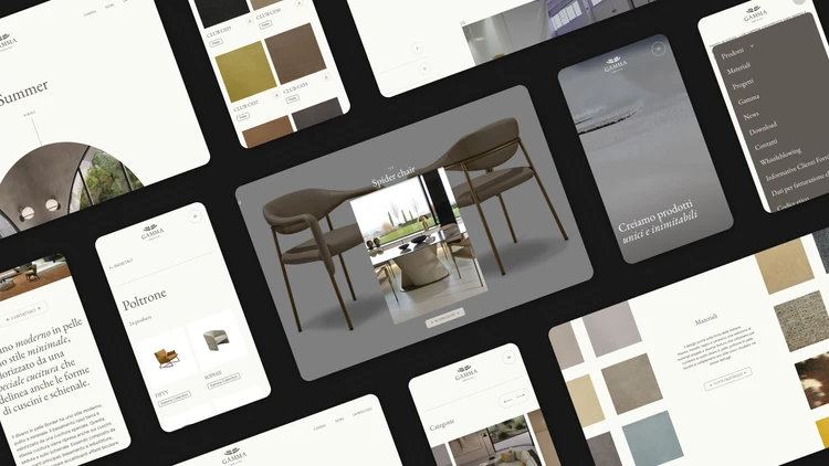 Brand identity per Gamma Arredamenti