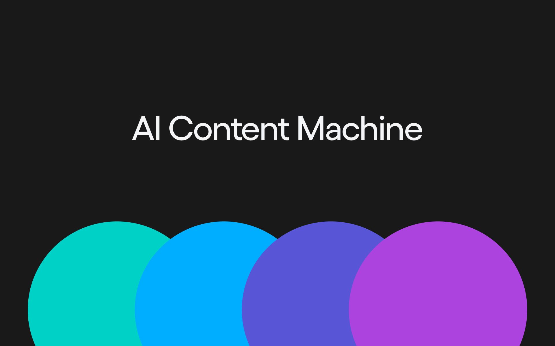 AI Content Machine: rivoluziona la produzione di contenuti